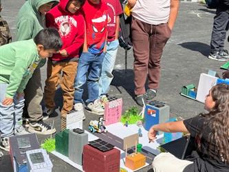 Showing off LEGO Robotics
